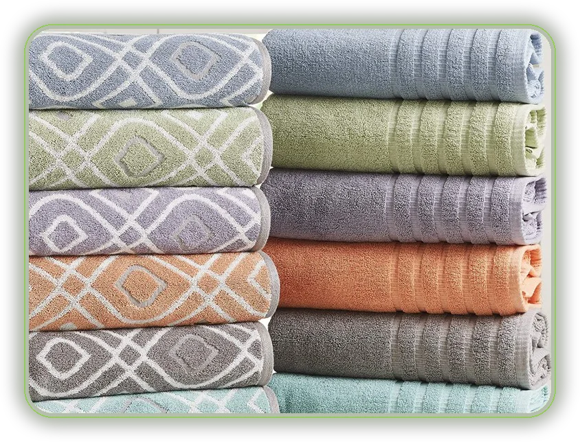 Jacquard towels